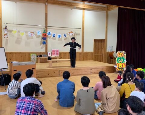 大口北保育園にて親子のふれあいイベントに参加させていただきました。普段なかなかこういった時間を過ごすことがないのでとっても有意義な時間を過ごすことができました